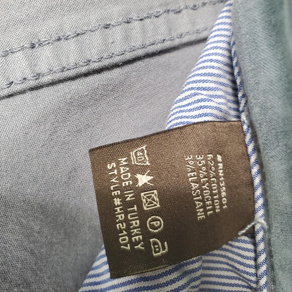 NWT Jack of Spades High Roller Comfort Fit Straight Leg Blue Grey 32x32 Trouser - Picture 8 of 14